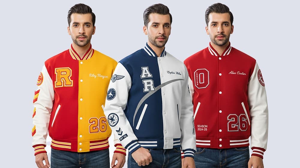 Design your own varsity or letterman jacket online