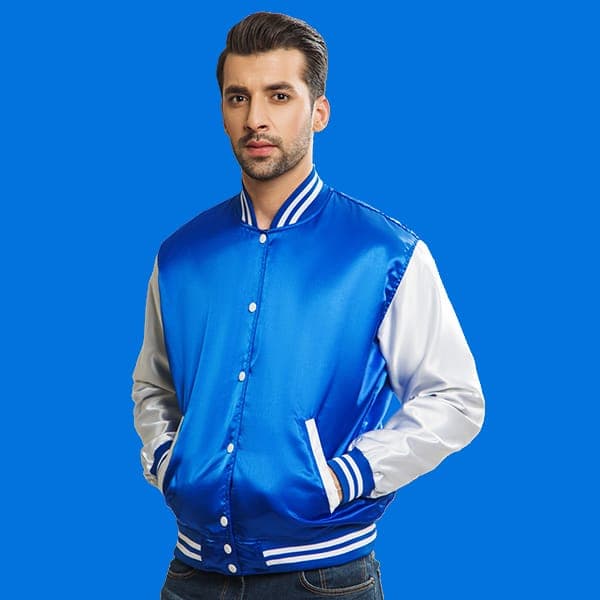 Satin Baseball Jacket