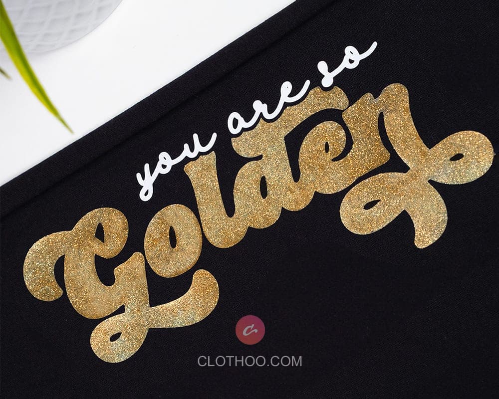 Glitter HTV example