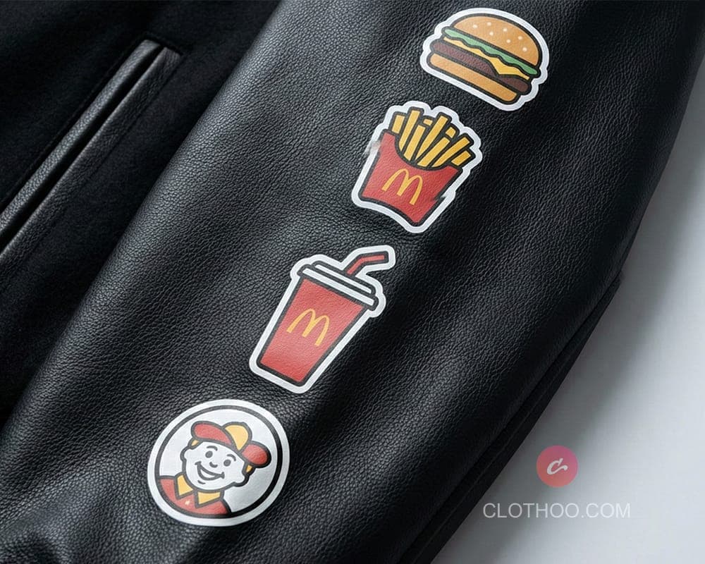 McDonald DTF print on leather