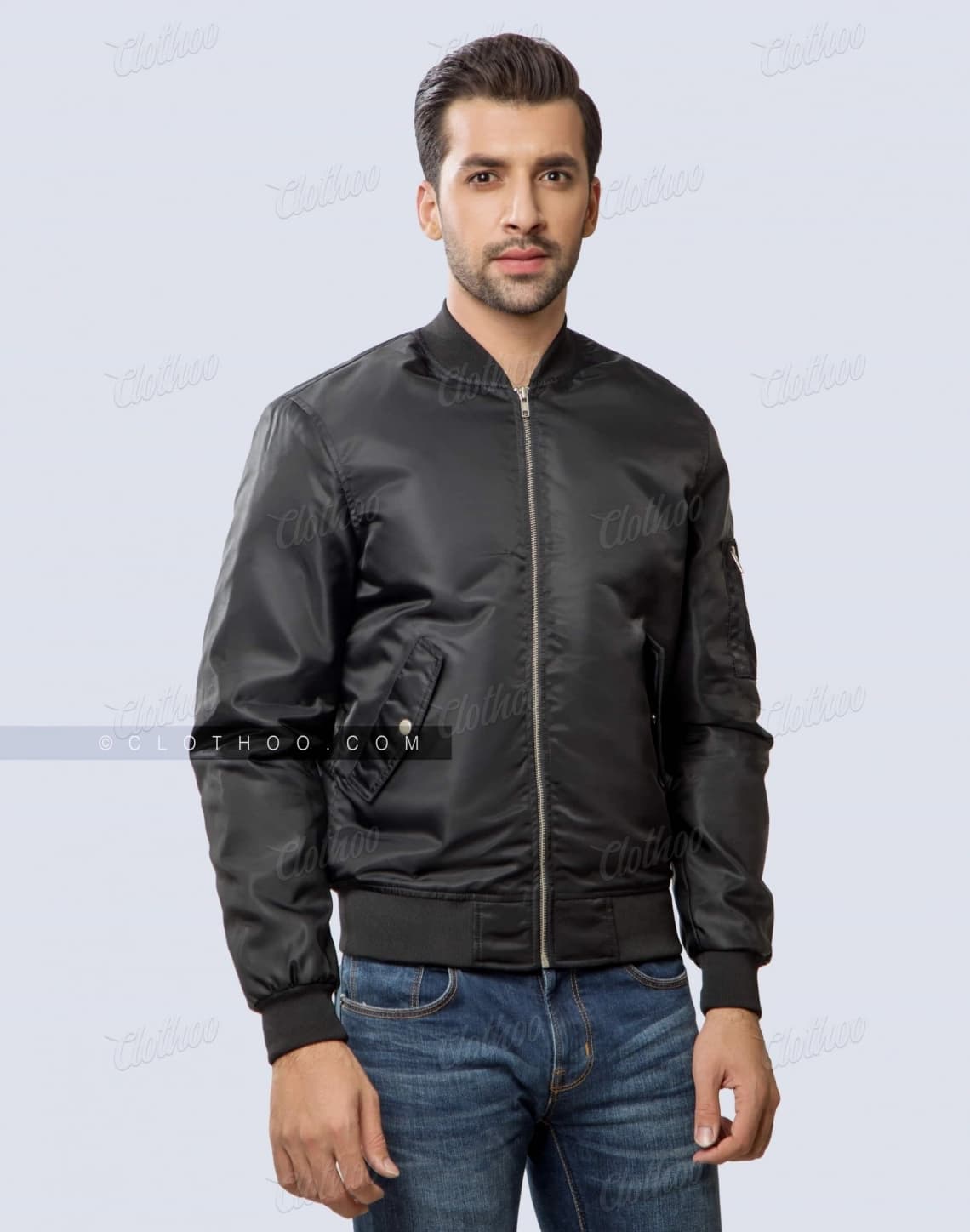 2_black-nylon-bomber-jacket-for-mens-Front-Side_retina.webp