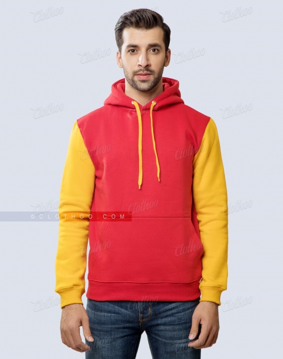 Customizable Pullover Fleece Hoodie